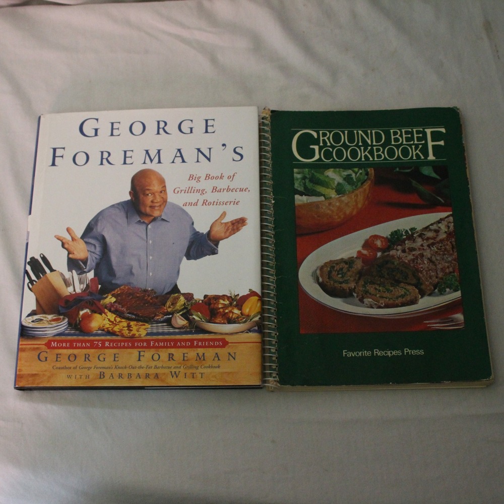 George Foreman Grilling Cookbook Bundle‎ Ground Beef Recipes Barbecue